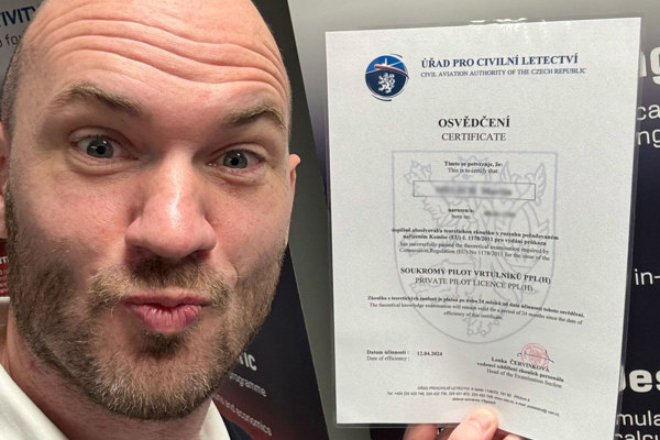 Další 2 piloti s PPL(H) v Lionheli.aero