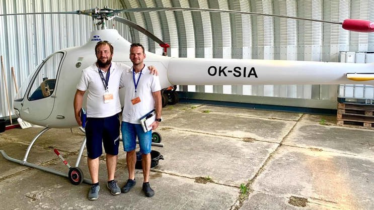 Marián Smorada dnes složil zkoušku dovednosti PPL(H)