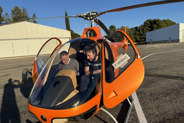 Orange helicopter to Slovakia