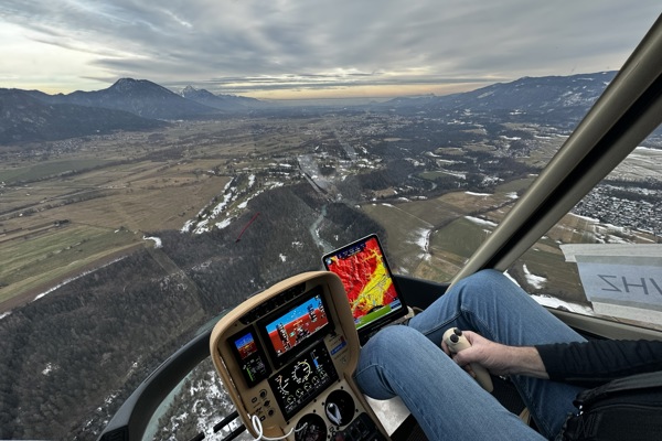 Orange helicopter to Slovakia