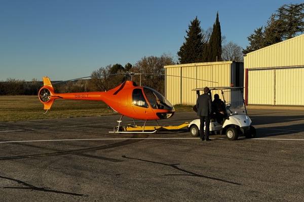 Orange helicopter to Slovakia